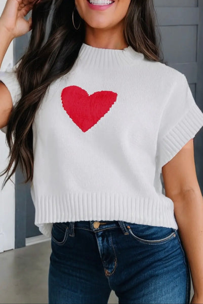 Valentine Cropped Sweater