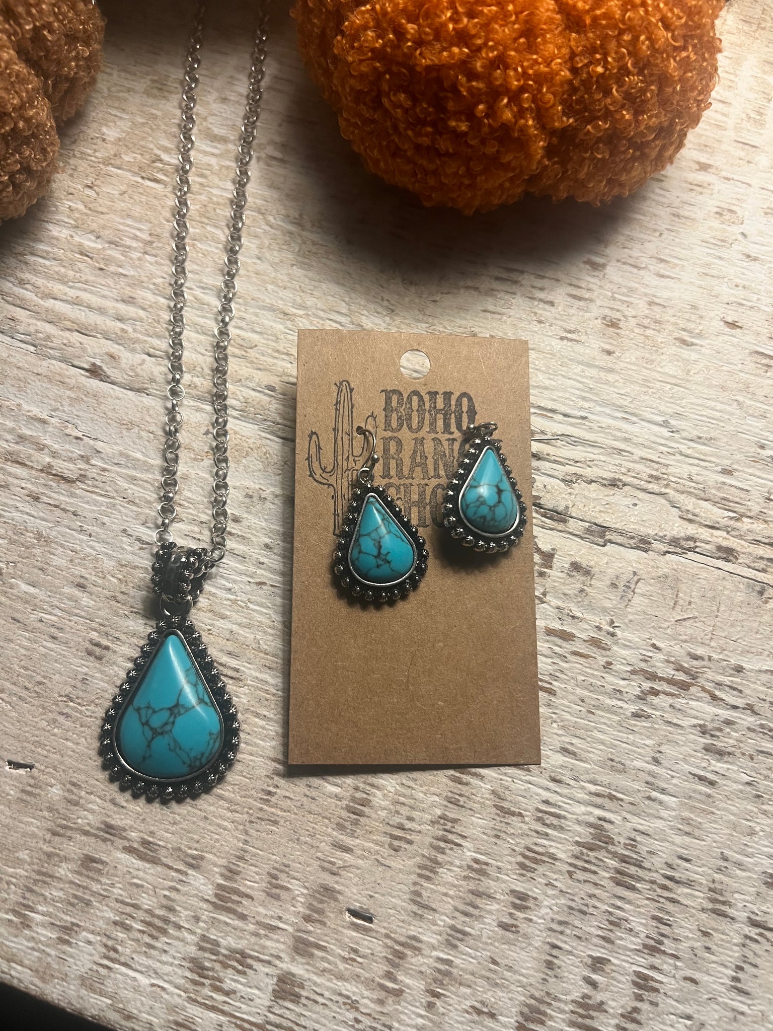 Turquoise Teardrop Earrings