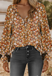Fall Floral Top