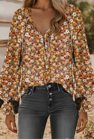 Fall Floral Top