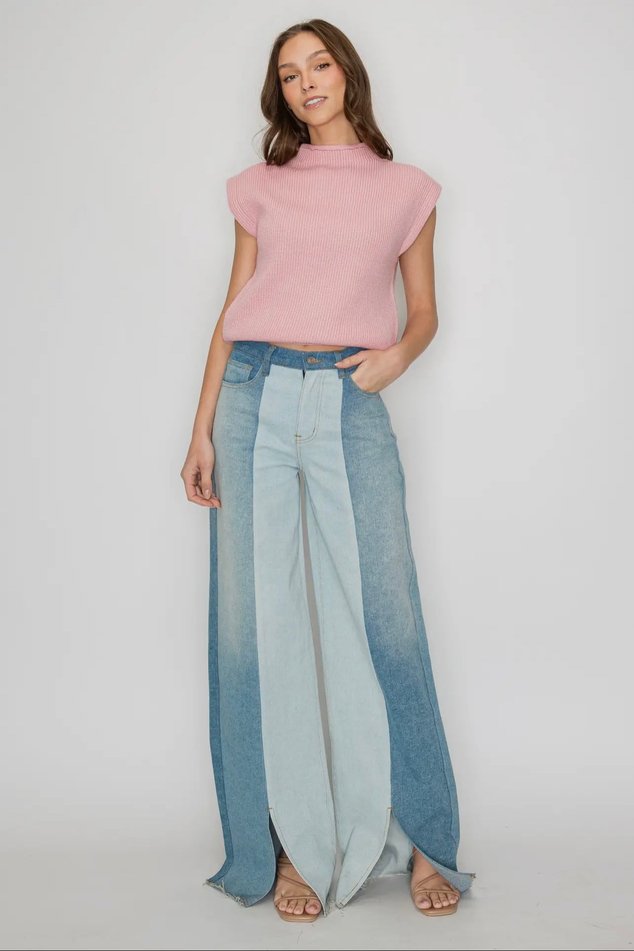 Colorblock Jeans