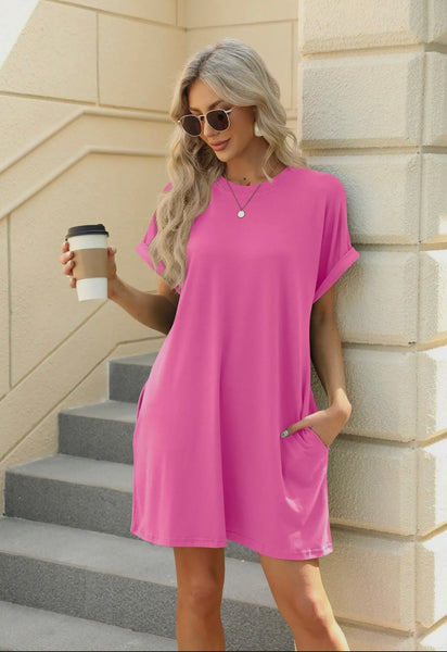 T-Shirt Dress with Pockets