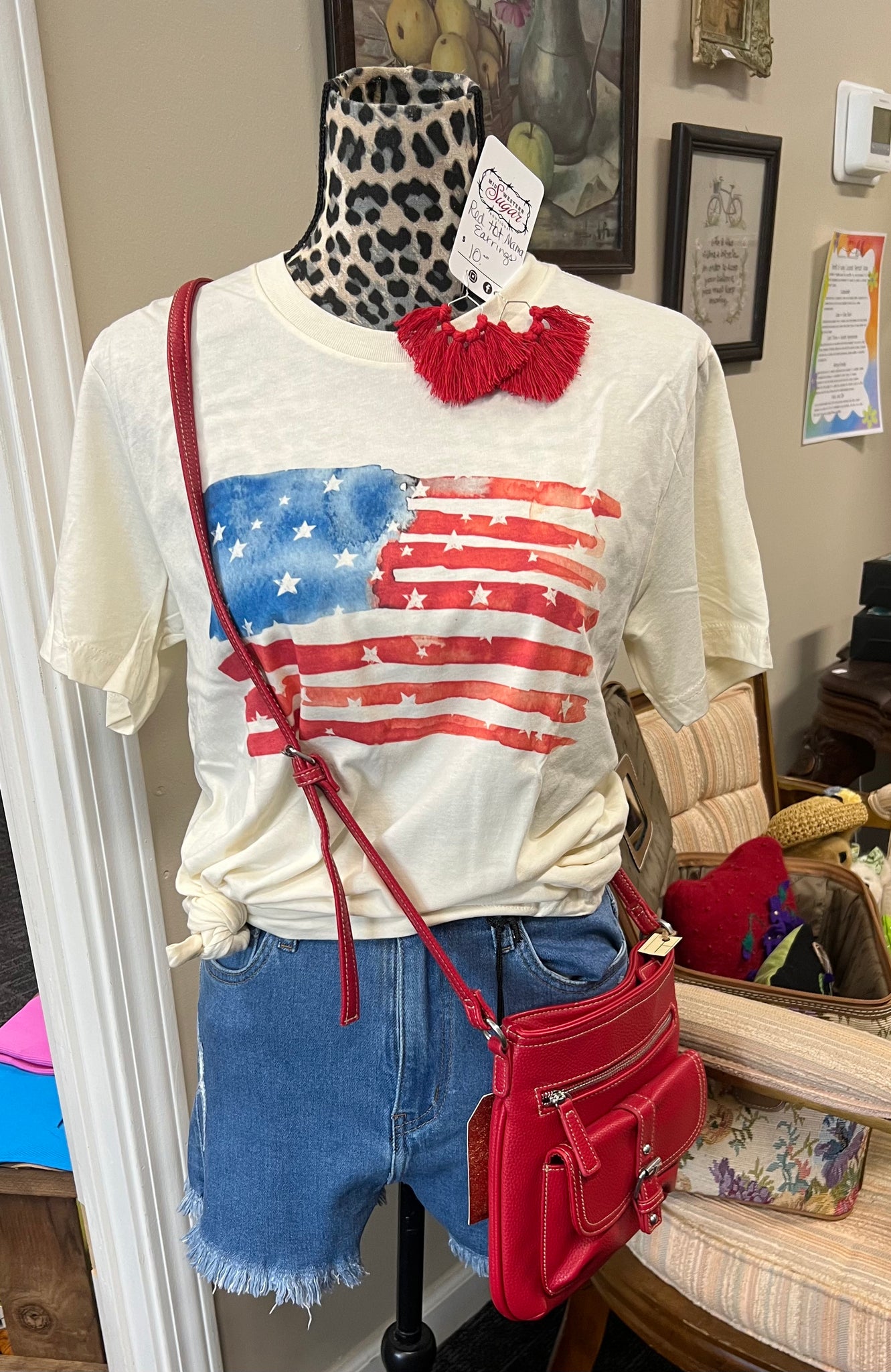 Watercolor Flag Graphic Tee