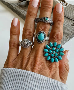Western Statement Stretch Rings