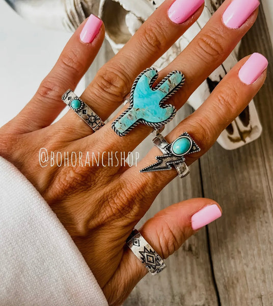 Western Statement Stretch Rings