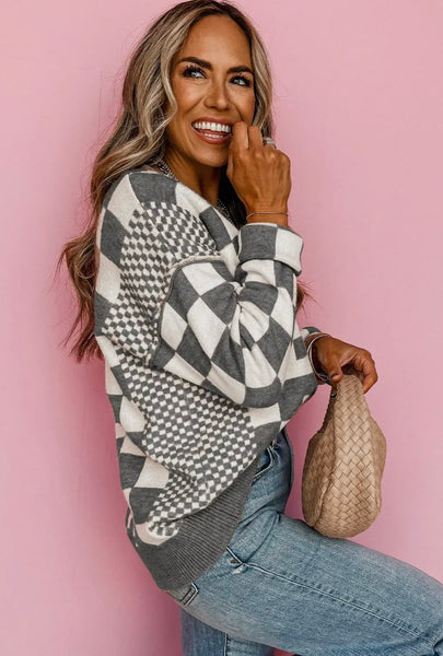 Checkered Sweater