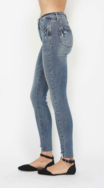 Judy Blue High Waisted Vintage Wash Destroyed Skinny