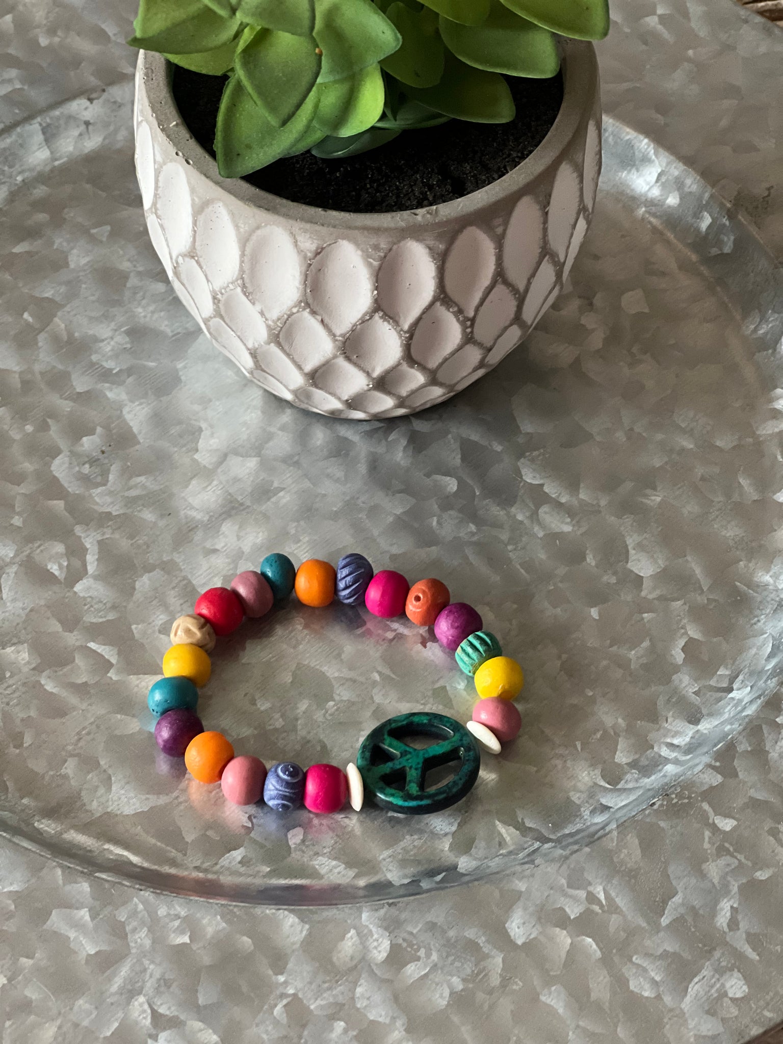 Chunky Peace Bracelet